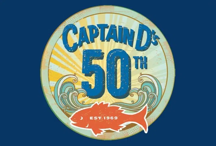 Captain D's 50th anniversary logo