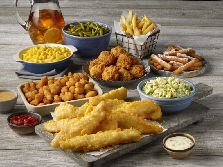An array of Captain D's menu items