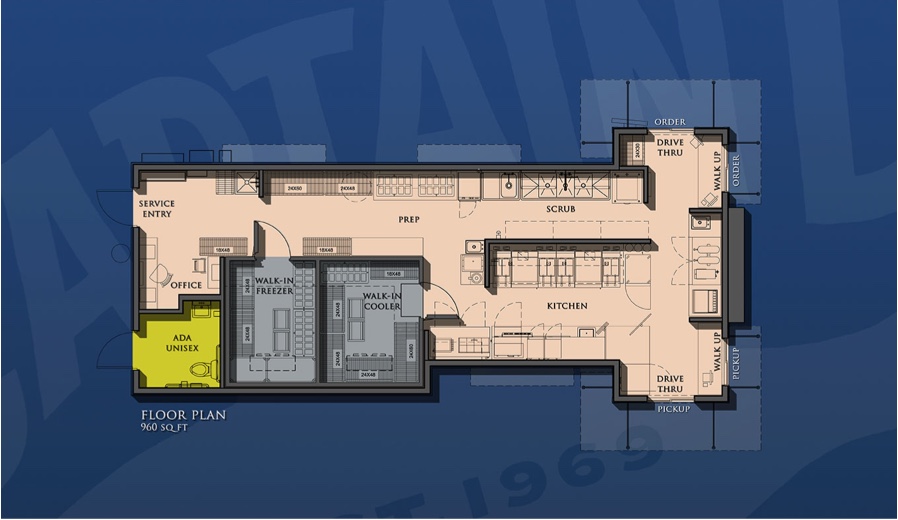 D's Express Floor Plan